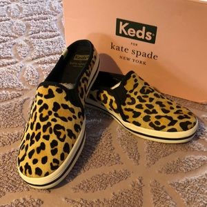 Keds Kate Spade Cow hide leather mules